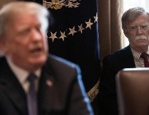 Trump, en una serie de tuits el lunes por la mañana, negó las aseveraciones incluidas en el libro de Bolton. AFP / ARCHIVO