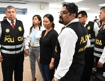 Keiko (c) estuvo presa 13 meses en una cárcel para mujeres de Lima y fue liberada en noviembre por decisión del Tribunal Constitucional. AP/F. Medina