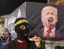 Palestinos se manifestaron contra el proyecto impulsado por el presidente de Estados Unidos, Donald Trump. AFP/J. Ashtiyeh