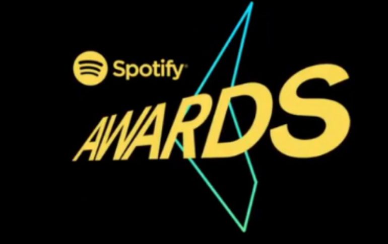 Se trata de la primera edición de los Spotify Awards, cuyo fin es reconocer a los artistas de su plataforma. ESPECIAL / Spotify