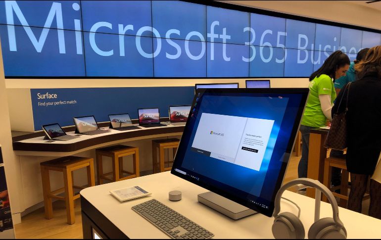 El volumen de negocios de Microsoft llegó a 36 mil 900 millones de dólares. AP/S. Senne