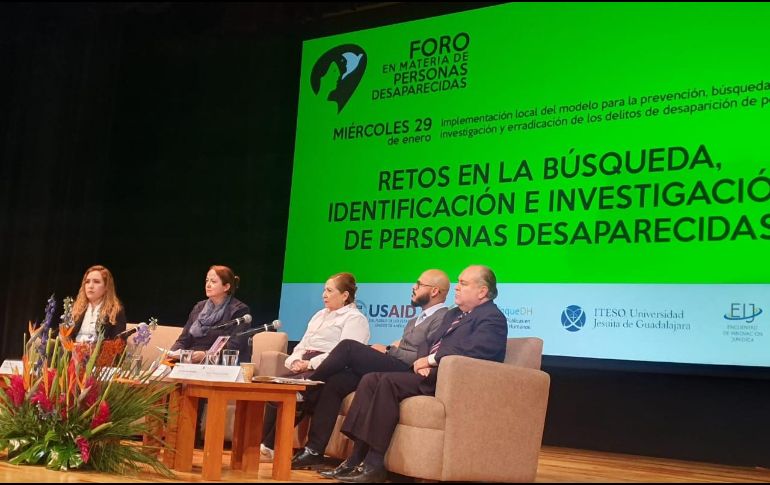Foro en Materia de Personas Desaparecidas, organizado por el Instituto Tecnológico y de Estudios Superiores de Occidente (ITESO). EL INFORMADOR / S. Blanco