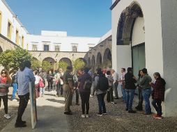 Manifestación. Artistas y agentes culturales mostraron su inconformidad en las oficinas del CECA. EL INFORMADOR • R. Romero