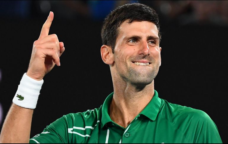 Novak Djokovic se convirtió además en el jugador que más veces (11) ha derrotado a Roger Federer. AFP/W. West
