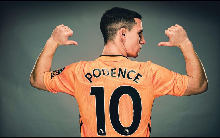 Daniel Podence. El extremo portugués llevará la 10 con los Wolves. TWITTER/@Wolves