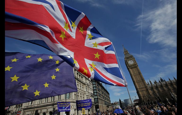 Llegó el día de la salida de Reino Unido de la UE. AFP