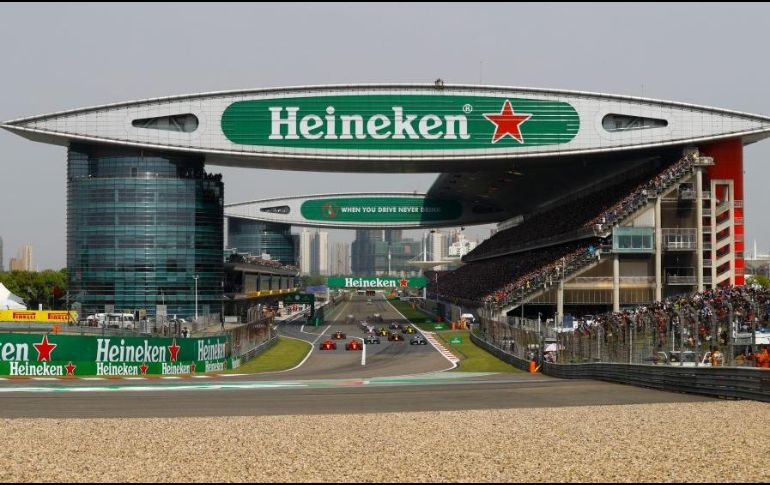 La competencia en Shanghái está prevista para el 19 de abril y podría ser pospuesta o cancelada. ESPECIAL / formula1.com