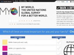 Es la primera vez que hay la oportunidad de preguntar a la población global qué desean y cómo quieren que sea el mundo. ESPECIAL /