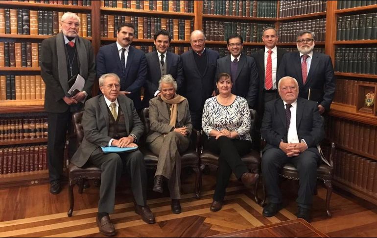 Al encuentro acudieron Jorge Alcocer Varela, Hugo López-Gatell Ramírez, Zoé Robledo y Luis Antonio Ramírez Pineda. TWITTER/@M_OlgaSCordero