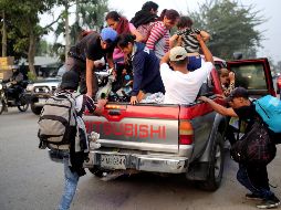 Será la próxima semana cuando los integrantes de su gabinete encargados de atender el fenómeno migratorio presenten un informe general sobre el trabajo que se realiza. EFE / G. Amador