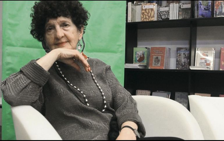 Autora. Margo Glantz dice no querer más homenajes y alista libro. EL INFORMADOR / E. Barrera