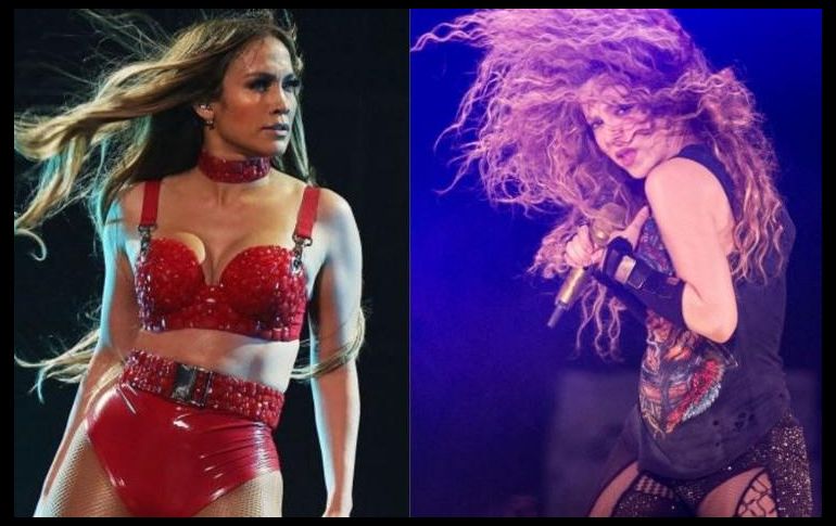 Jennifer López y Shakira protagonizan el espectáculo de medio tiempo de la edición LIV del Super Bowl. GETTY IMAGES