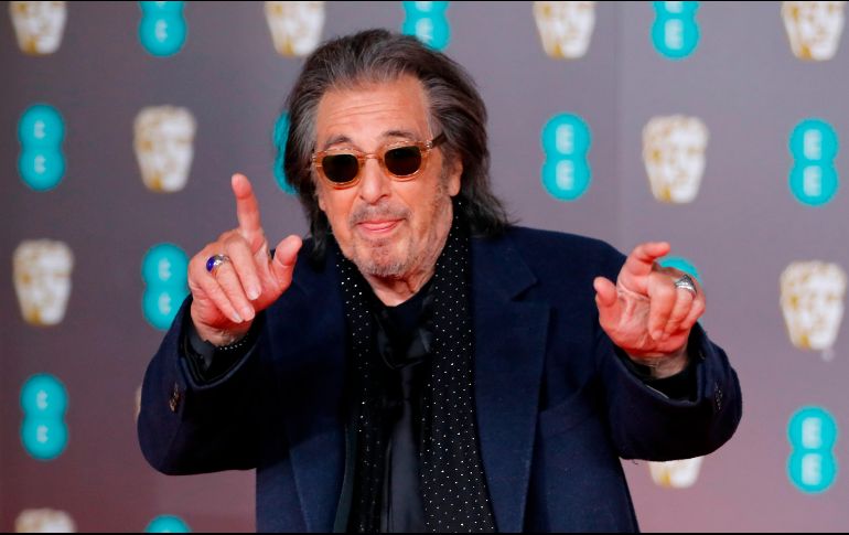 Al Pacino llegó a los premios Bafta para contender en la categoría a Mejor Actor de Reparto por su trabajo en 