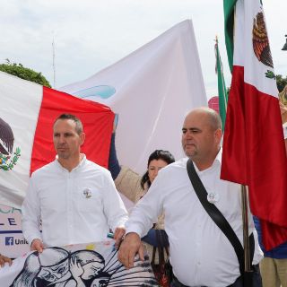 Marcha por la paz de familia LeBarón llega a Guanajuato