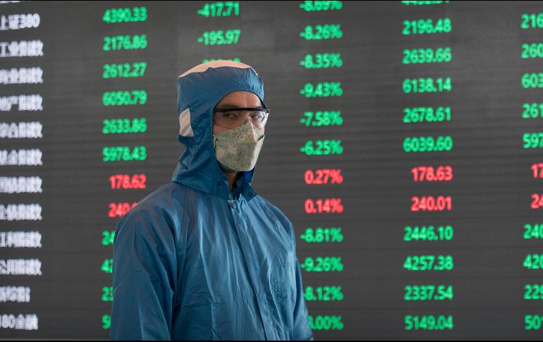 Las bolsas de Shanghái y Shenzhen se mantuvieron cerradas durante 10 días. AP