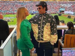 Beyoncé vistió un traje color verde y estuvo acompañada de su hija Blue Ivy y Jay Z. INSTAGRAM / beyonce