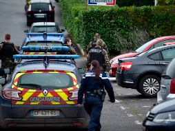 El gendarme usó su arma de servicio para defenderse y disparó dos veces contra el atacante. AFP/J. Verhaegen