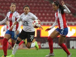 Chivas femenil perdió el invicto y se quedó estancada en el sexto sitio con 8 unidades. IMAGO7 / F. Meza