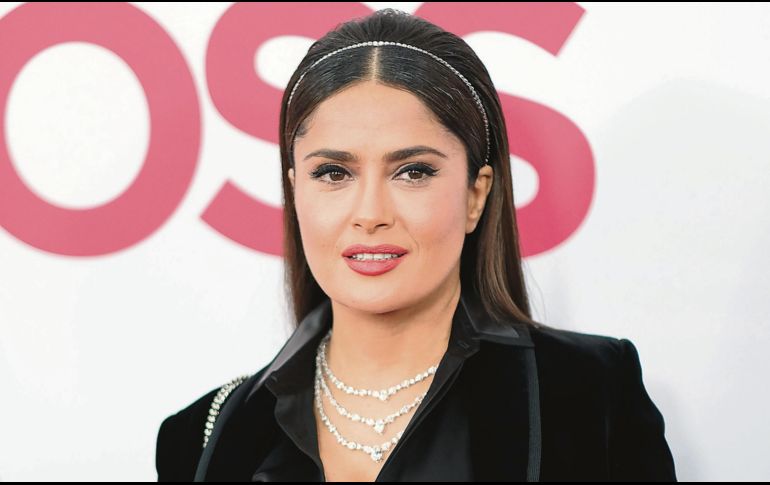 Salma Hayek. La actriz mexicana será presentadora en los Oscar. AFP