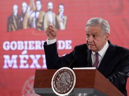 ''Si en estos tres días no se anima nadie, va la rifa'', sentenció el  Mandatario este martes en su conferencia matutina. SUN / B. Fregoso