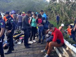 Una persona murió tras el accidente, ocurrido esta mañana en la carretera federal 180. SUN