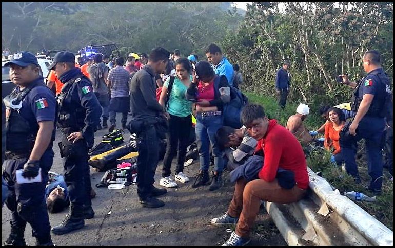 Una persona murió tras el accidente, ocurrido esta mañana en la carretera federal 180. SUN