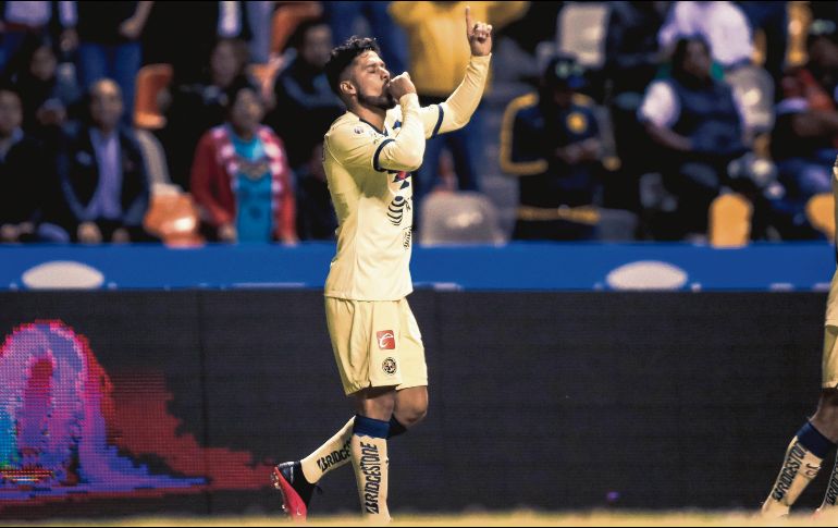 Bruno Valdez. El guaraní marcó el único tanto del encuentro. TWITTER/@clubamérica