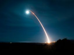 El Minuteman III es el único misil tierra-aire del arsenal nuclear de Estados Unidos desde 2005. AFP/US AIR FORCE