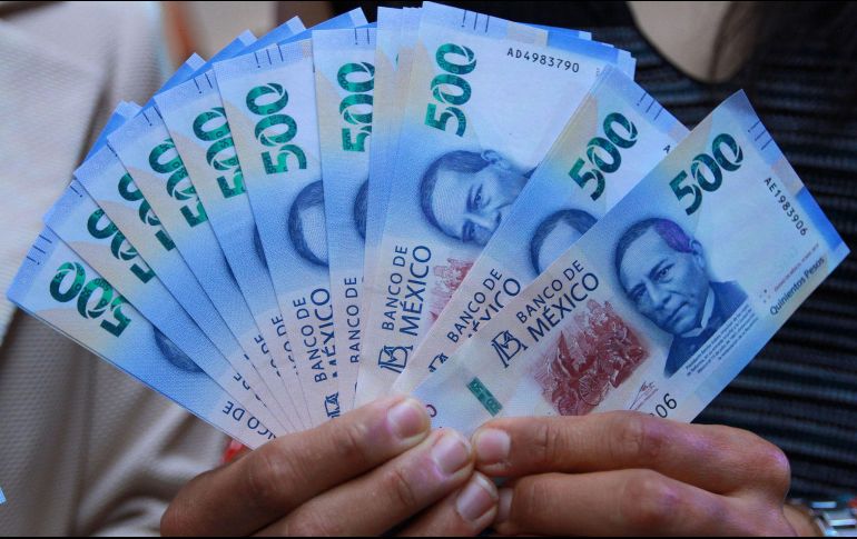 En el 2019, fueron captadas 158 mil 422 piezas falsas del billete de 500 pesos, detalla Banxico. NTX/ARCHIVO