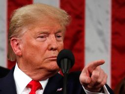 La mayoría republicana consideró a Trump no culpable los cargos de abuso de poder y obstrucción al Congreso por presiones a Ucrania. AFP/ARCHIVO