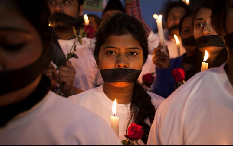 En India se han registrado protestas en contra de la violencia sexual; el país ha sido sacudido por casos de violaciones grupales. AP/ARCHIVO