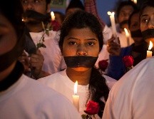 En India se han registrado protestas en contra de la violencia sexual; el país ha sido sacudido por casos de violaciones grupales. AP/ARCHIVO
