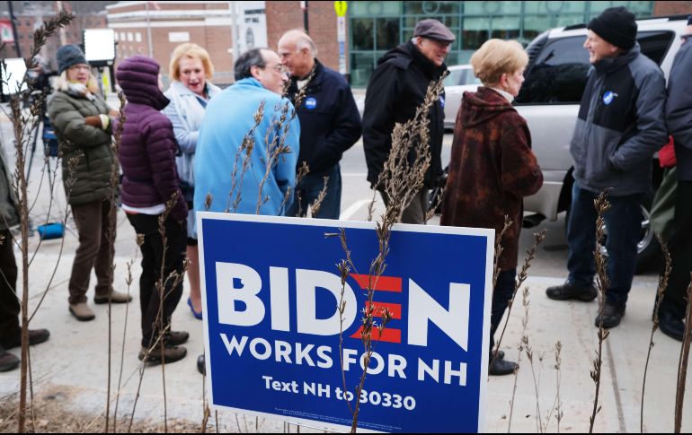 Hasta el momento, Pete Buttigieg y Bernie Sanders siguen a la cabeza de los resultados, empatados con un 26 por ciento del total de delegados elegidos. AFP/S. Platt