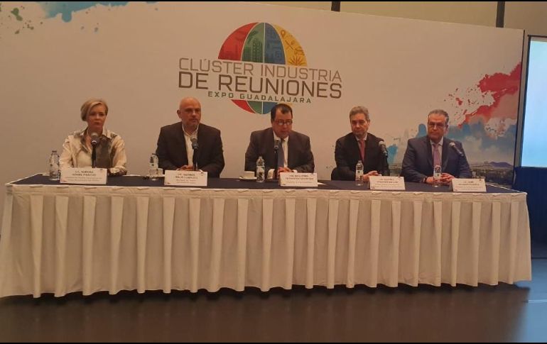 Este jueves se presentó el Clúster de la Industria de Reuniones Expo Guadalajara. EL INFORMADOR / J. Velazco