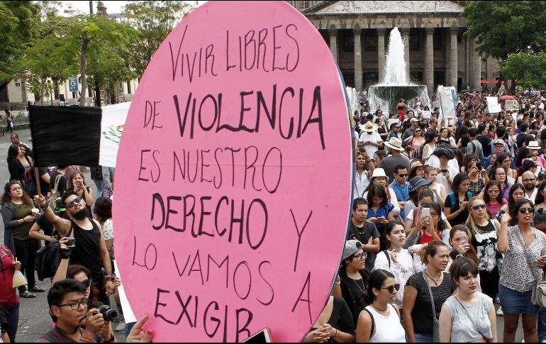 La Alerta de Violencia de Género contra las Mujeres fue emitida para Jalisco en diciembre de 2018. EL INFORMADOR/ARCHIVO