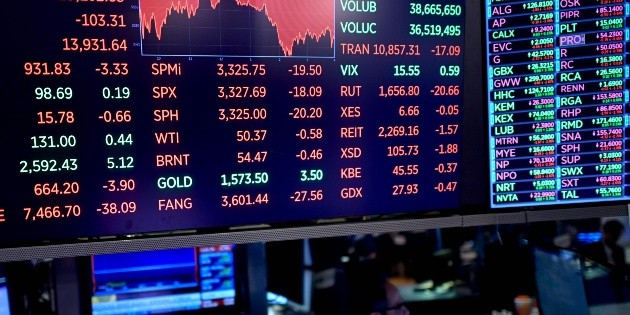 La BMV baja ante episodio moderado de incertidumbre global