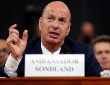 Sondland fue cesado tras participar en las audiencias que llevaron al juicio político a Trump. AP/A. Harnik
