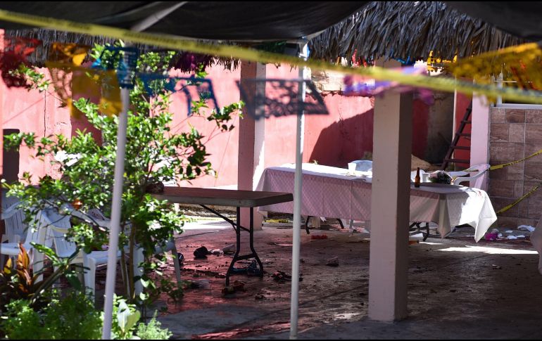 El 19 de abril del 2019, un comando disparó contra los asistentes a una fiesta con temática oaxaqueña que se realizaba en la palapa Los Potros. AFP/ARCHIVO