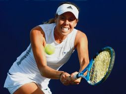 Giuliana Olmos. La mexicana perdió su juego de singles, pero en el dobles se repuso. ESPECIAL