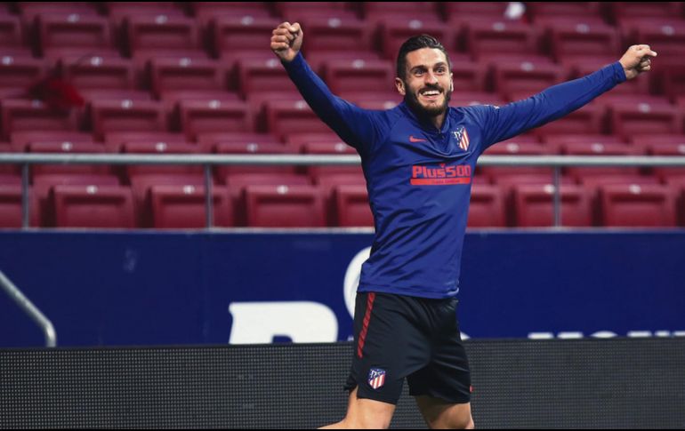 Koke ocupará ala posición del bajacaliforniano en el 11 inicial. TWITTER/@atleti
