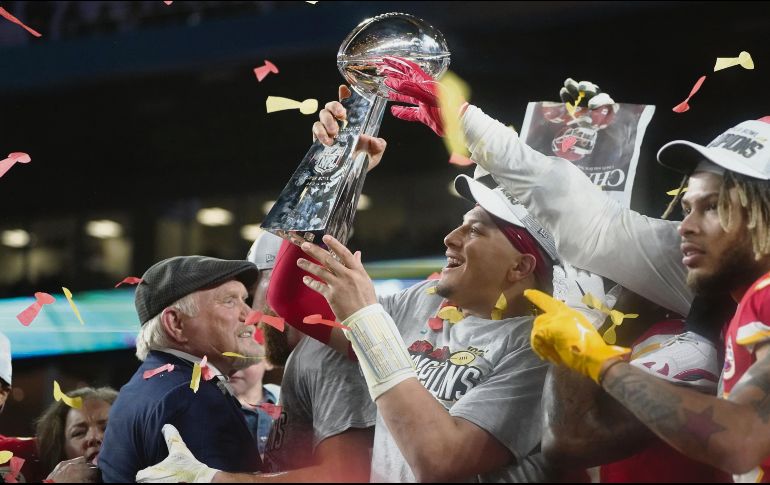 El caso más reciente fue el Super Bowl que consiguieron los Chiefs de Kansas City. AFP