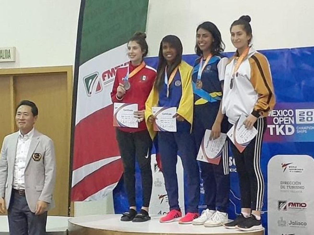  Daniela Souza se queda con oro en Abierto Mexicano de Taekwondo