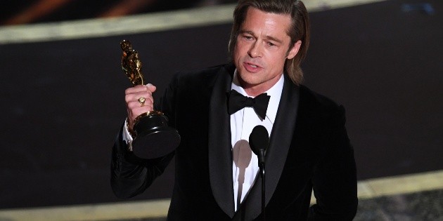 Brad Pitt se lleva el Oscar a Mejor Actor de Reparto
