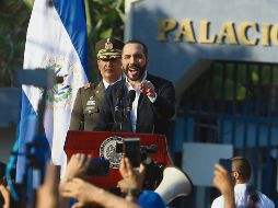 Presidente. Nayib Bukele quiere que avalen su proyecto de seguridad. EFE