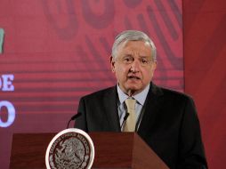 AMLO destacó las acciones emprendidas por el PJF para sancionar y erradicar la corrupción dentro de sus filas. NTX / R. Solís