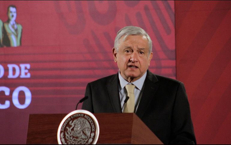 AMLO destacó las acciones emprendidas por el PJF para sancionar y erradicar la corrupción dentro de sus filas. NTX / R. Solís