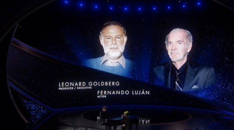La imagen de Fernando Luján apareció junto a la del productor Leonard Golberg. TWITTER