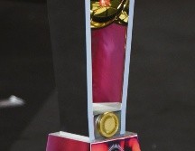 El gallardete. El trofeo de campeón que será entregado el próximo 1 de abril en el Estadio Akron. IMAGO7
