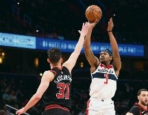 Destacado. Beal (#3) colaboró con 30 puntos en el juego de ayer por la noche. AP