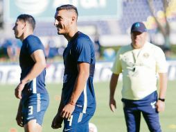 Primera práctica. Cáceres trabaja bajo la supervisión de Miguel Herrera. IMAGO7